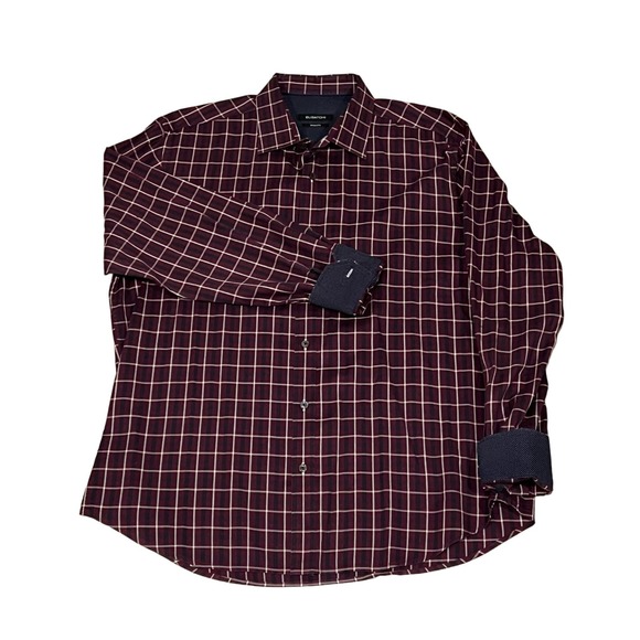 Bugatchi, Maroon, Buttondown, Size XL, 826-X - Picture 2 of 4